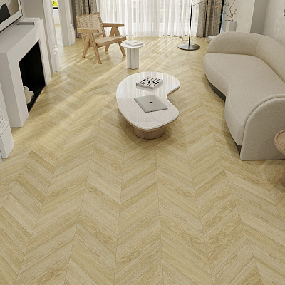 Виниловый ламинат (SPC) Alpine Floor CHEVRON  Дуб Ваниль Селект