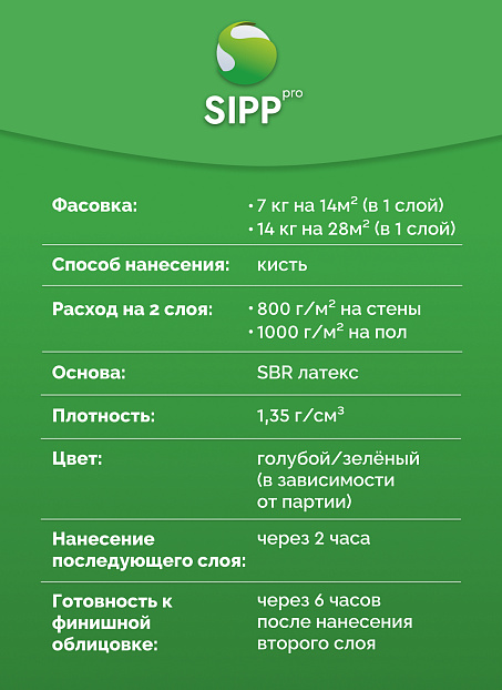 Мастика Sipp MEMBRANE SBR