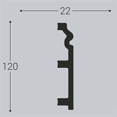 Bello Deco Плинтус напольный XPS П5