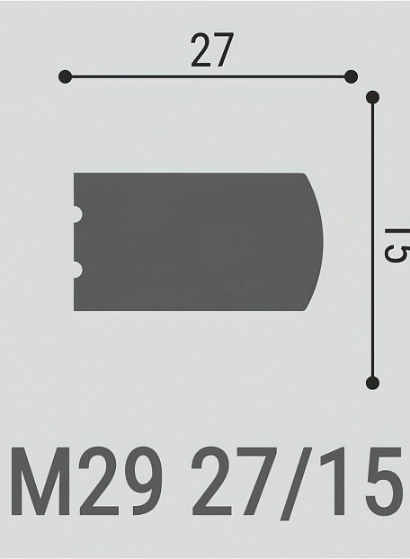 Молдинг Bello Deco XPS М29