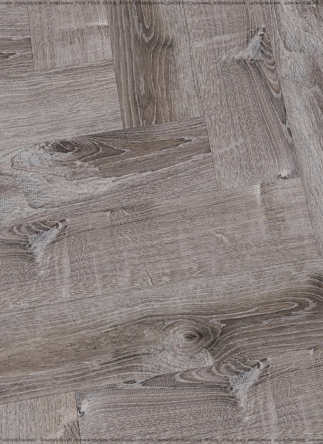 Виниловый ламинат (SPC) CronaFloor HERRINGBONE  Дуб Тулон сторона L/R - 50/50