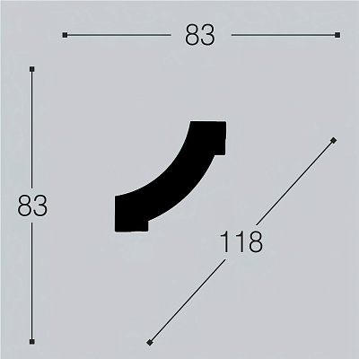 Bello Deco Угол декоративный М11У1