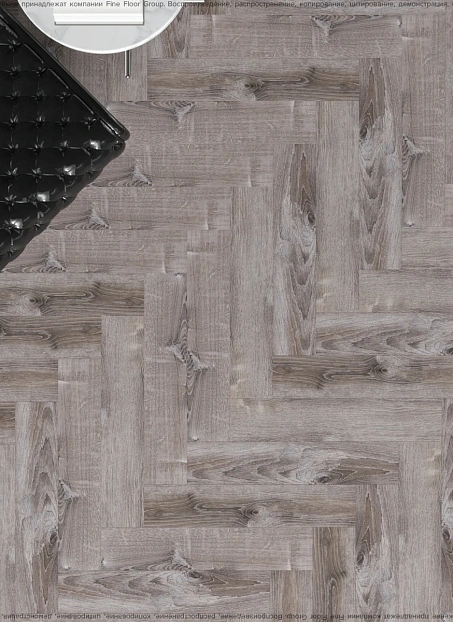 Виниловый ламинат (SPC) CronaFloor HERRINGBONE  Дуб Тулон сторона L/R - 50/50