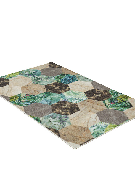 Коврик Icarpet PRINT Соты Тропики 102