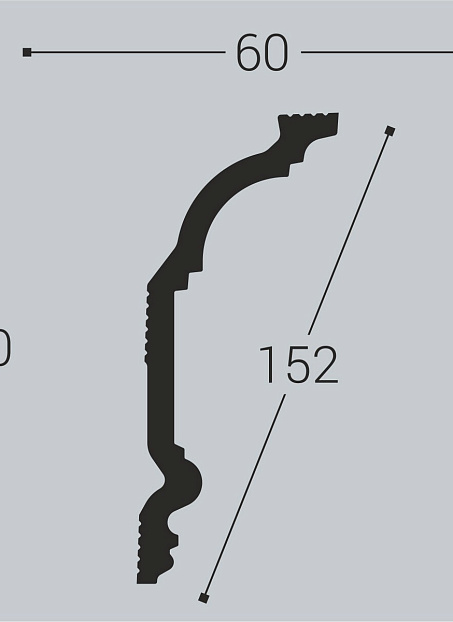 Карниз Bello Deco К2