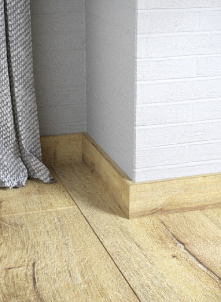 Плинтус МДФ Fine Floor  Дуб Гавана