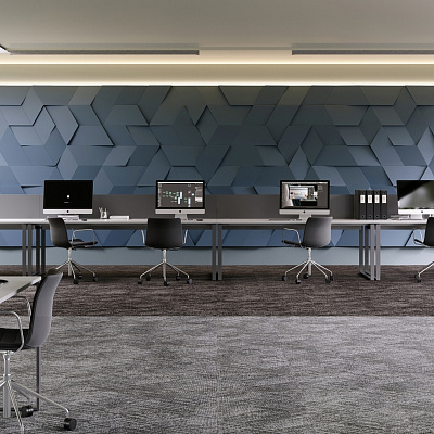 Ковровая плитка IVC Commercial CONTOUR View 848