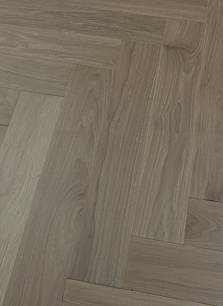 Инженерная доска Karelia HERRINGBONE Дуб Наковальня (Oak Anvil) NATUR 1S OIL MAT