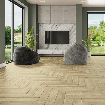Виниловый ламинат (SPC) Alpine Floor LIGHT PARQUET  Дуб Натуральный Отбеленный