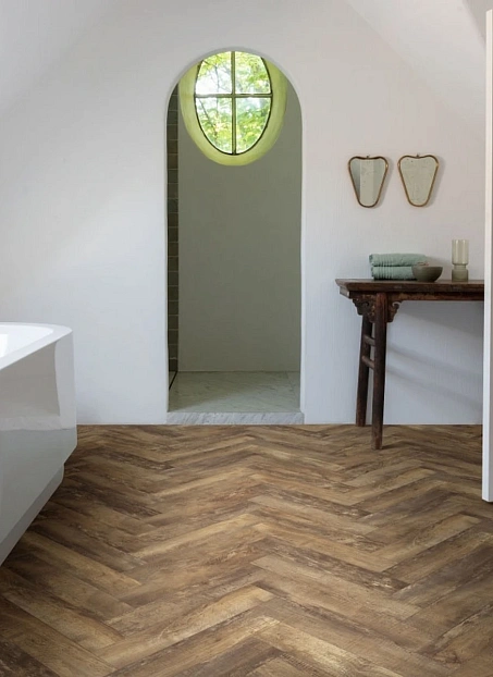 Кварц-винил (LVT) Moduleo LAYRED HERRINGBONE  Country Oak 54875