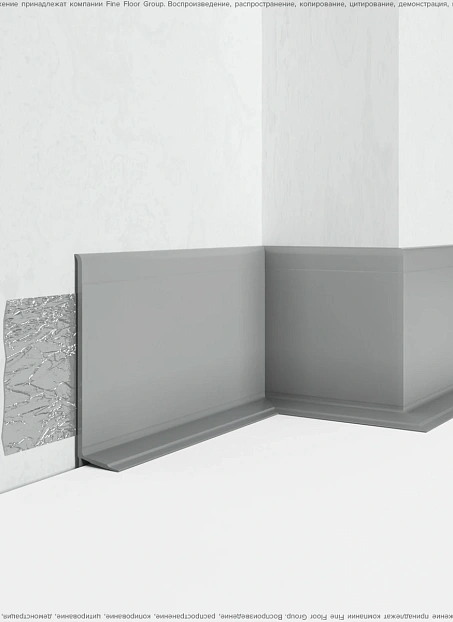 Плинтус напольный Dollken WLK50 Светло-Серый (Light Grey 0138)