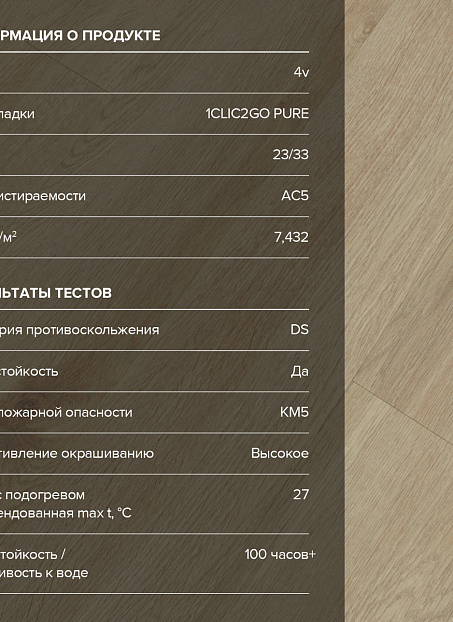 Ламинат Binyl PRO  Дуб Стокгольм