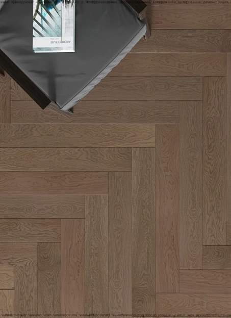 Инженерная доска Karelia DREAM HB Oak Santorini ROBUST 1S OIL MAT