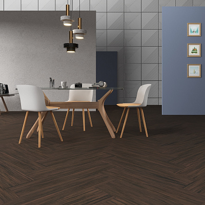 Линолеум модульный Marmoleum MODULAR LINES Welsh Moor шириной  м