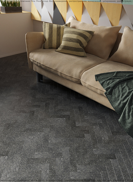 Кварц-винил (LVT) Fine Floor FF-STONE Craft Small Plank Лаго Верде