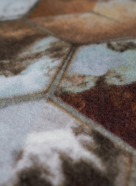 Коврик Icarpet PRINT Соты Фэншуй 107