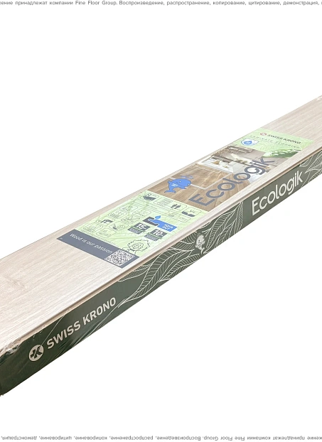 Ламинат Swiss Krono ECOLOGIK  Дуб Вайвлесс Белый