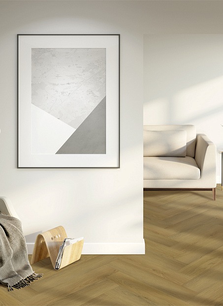 Виниловый ламинат (SPC) Куберпол РЕЗОНАНС KUBERPARQUET Кристалл