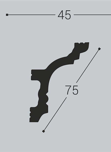 Карниз Bello Deco К9