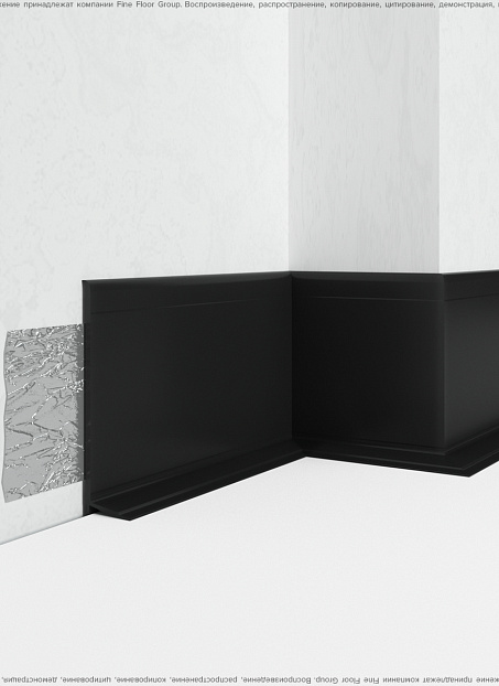 Плинтус напольный Dollken WLK50 Black 0110