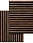 Акустическая панель (Войлок) Cosca Decor СКАНДИ Дуб Барон темный ACU01.13.S25