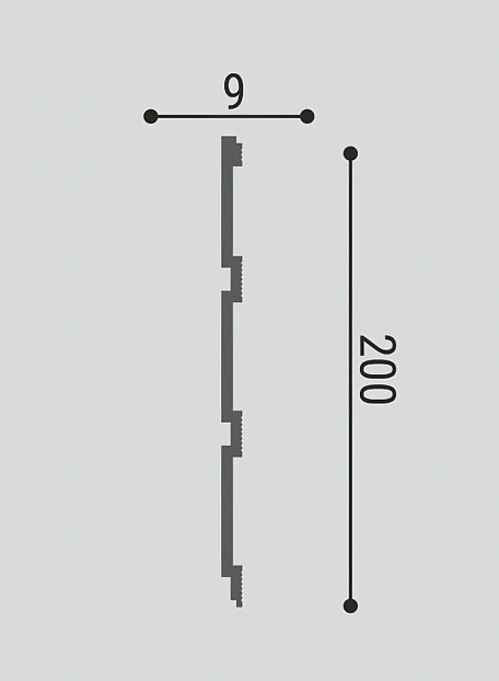 Стеновая панель (XPS) Bello Deco СП02-2.6