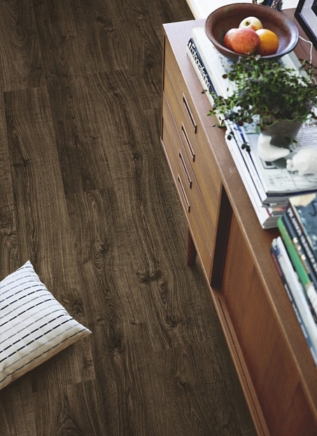 Кварц-винил (LVT) Pergo OPTIMUM CLICK  Дуб Сити Чёрный>