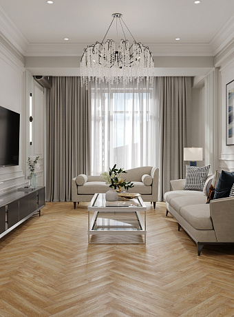 Виниловый ламинат (SPC) Alpine Floor LIGHT PARQUET  Макадамия