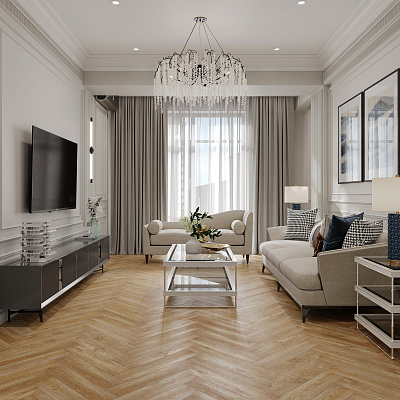 Виниловый ламинат (SPC) Alpine Floor LIGHT PARQUET  Макадамия