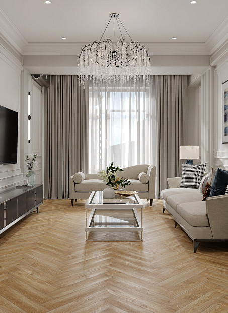 Виниловый ламинат (SPC) Alpine Floor LIGHT PARQUET  Макадамия