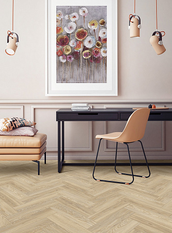 Линолеум рулонный IVC Home TEXART Estate Oak 532 шириной 4 м