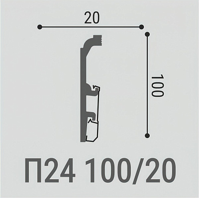 Bello Deco Плинтус напольный XPS П24