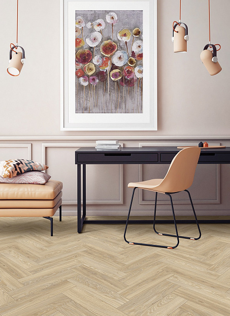 Линолеум рулонный IVC Home TEXART Estate Oak 532 шириной 3.5 м