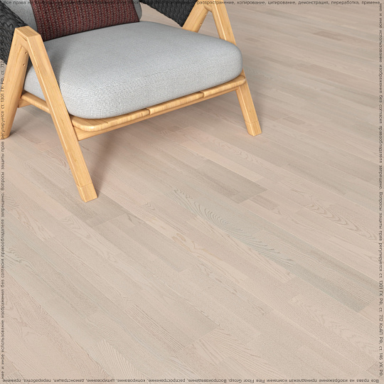 Паркетная доска Polarwood CLASSIC  Ash Ricotta COUNTRY 3S LAC S.MAT