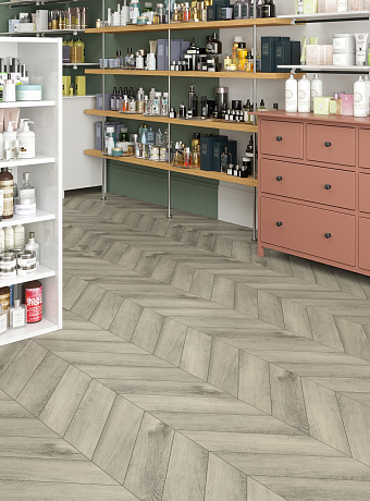 Виниловый ламинат (SPC) Alpine Floor CHEVRON  Дуб Исида