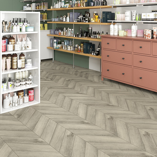 Виниловый ламинат (SPC) Alpine Floor CHEVRON  Дуб Исида