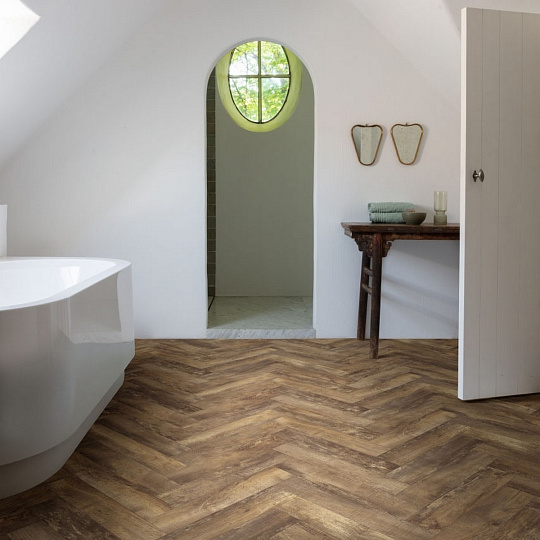 Кварцвиниловая плитка (LVT) Moduleo LAYRED HERRINGBONE  Country Oak 54875