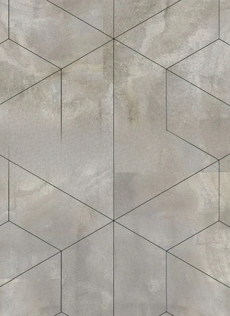 Кварц-винил (LVT) Moduleo НАСТРОЕНИЕ (MOODS) Трапециевидный Облачный Камень (Trapezoid Cloud Stone 46244BH)>