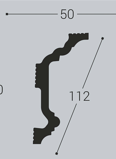 Карниз Bello Deco К4