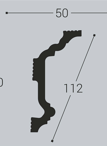 Карниз Bello Deco К4