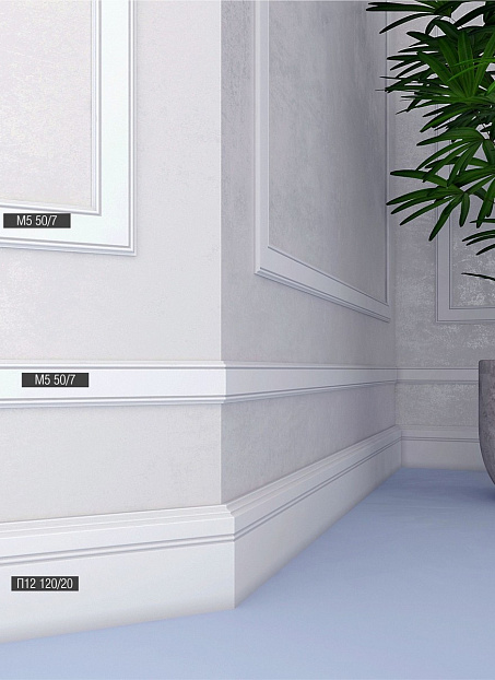 Плинтус напольный Bello Deco XPS П12