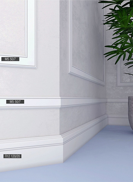 Плинтус напольный Bello Deco XPS П12