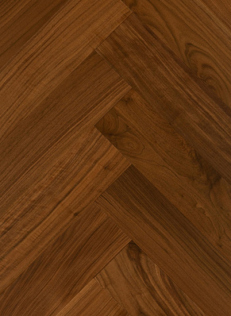 Инженерная доска Karelia EARTH  Walnut Harmonic HB NATUR 3S LAC MAT