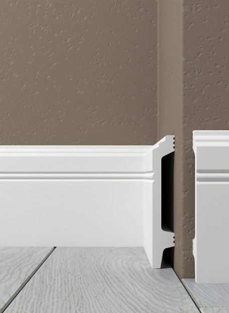 Плинтус напольный Де-Багет XPS Polymer ДН120