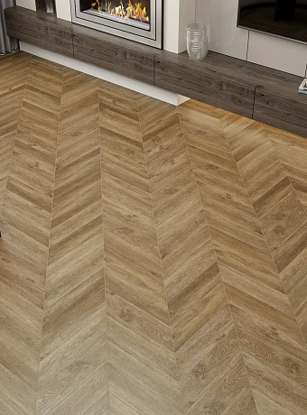 Виниловый ламинат (SPC) Alpine Floor CHEVRON  Макадамия