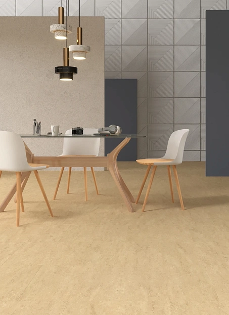 Линолеум модульный Marmoleum MODULAR MARBLED Ячмень (Barley t2707) шириной м