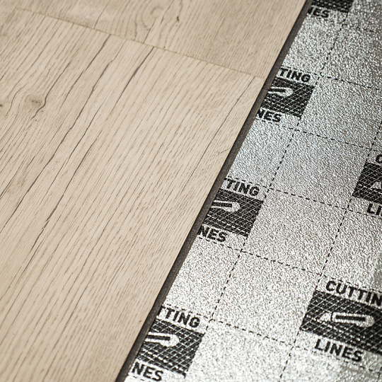 Подложка под напольные покрытия UNDER FLOOR SILVER LINE