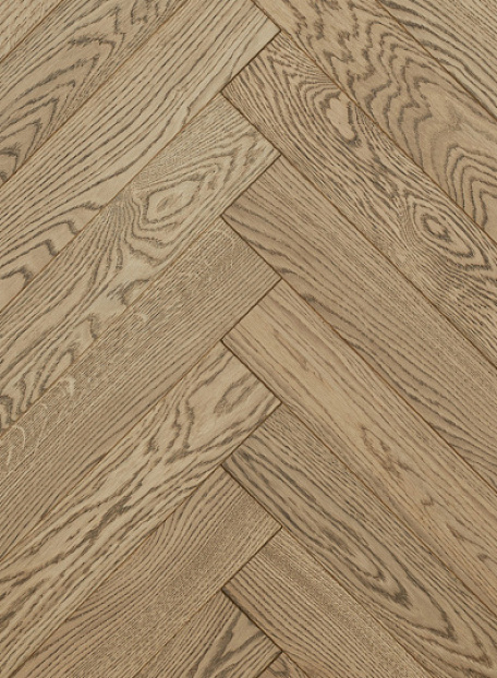 Инженерная доска Karelia HERRINGBONE  Oak Beige NATUR 1S OIL MAT