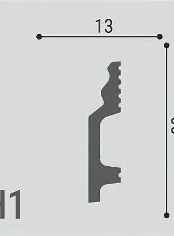 Плинтус напольный Де-Багет XPS Polymer Н1