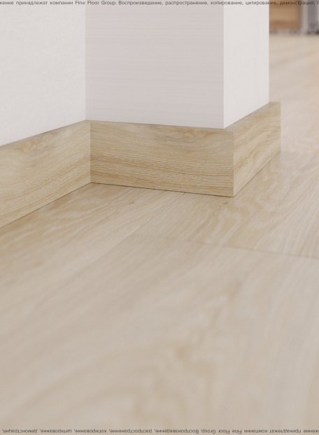 Плинтус МДФ Fine Floor  Дуб Листаль